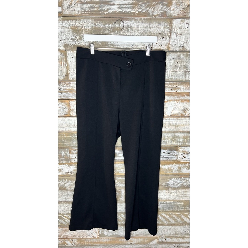 Fashion Nova womens black dress pants NO SIZE TAG- See Measurements